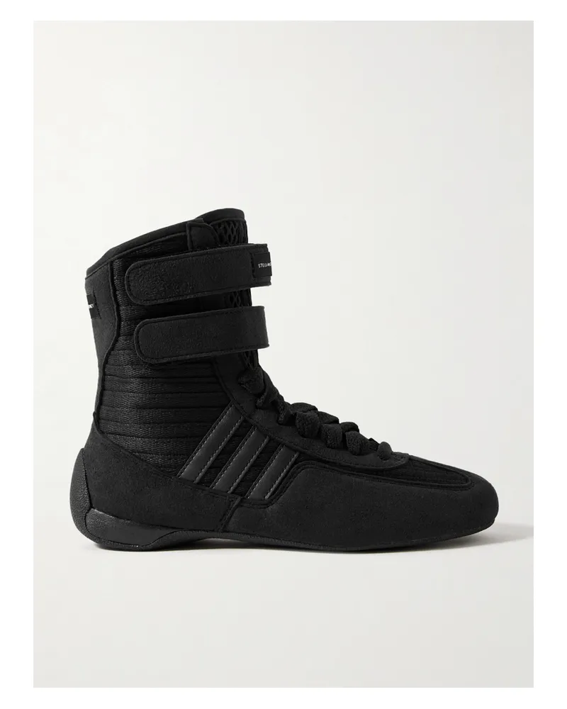 Stella McCartney Rasant 2.0 Sneakers Aus Canvas Mit Besätzen Aus Mesh Und Synthetischem Material - Schwarz Schwarz