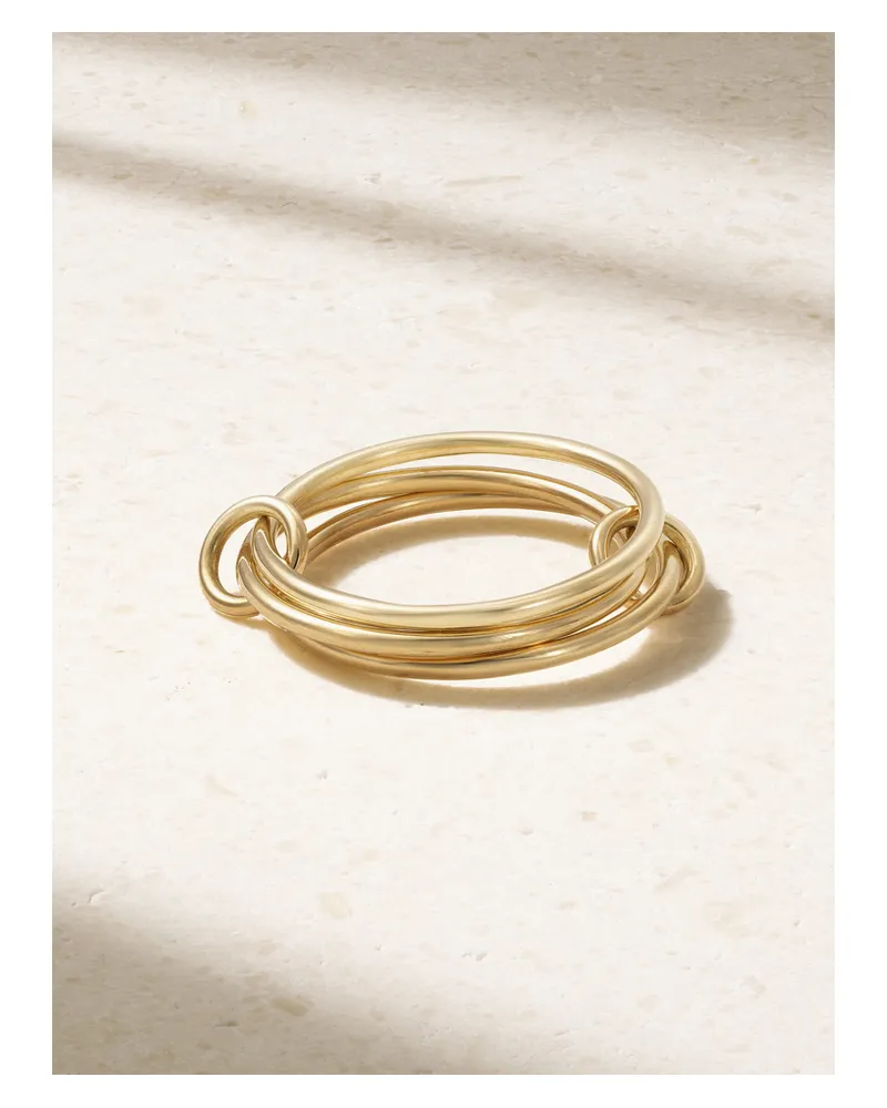Spinelli Kilcollin Cyllene Set Aus Drei Ringen Aus 18 Karat Gold Gold