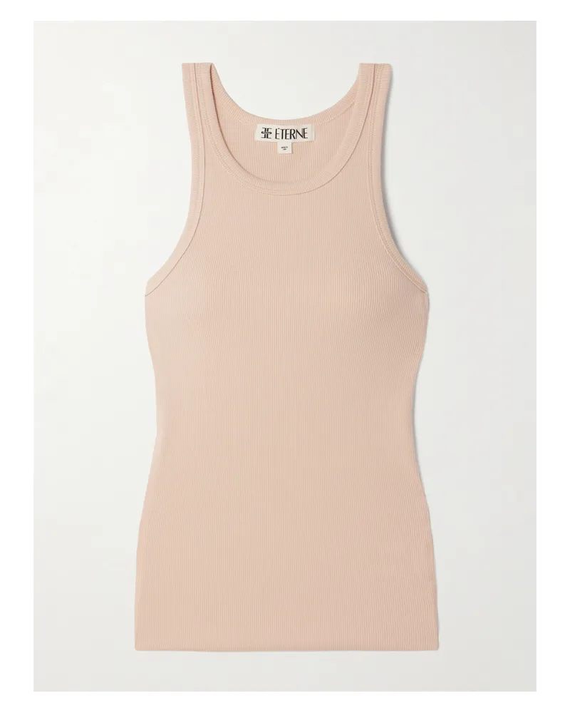 ÉTERNE Tanktop Aus Geripptem Stretch-jersey - Pink Pink