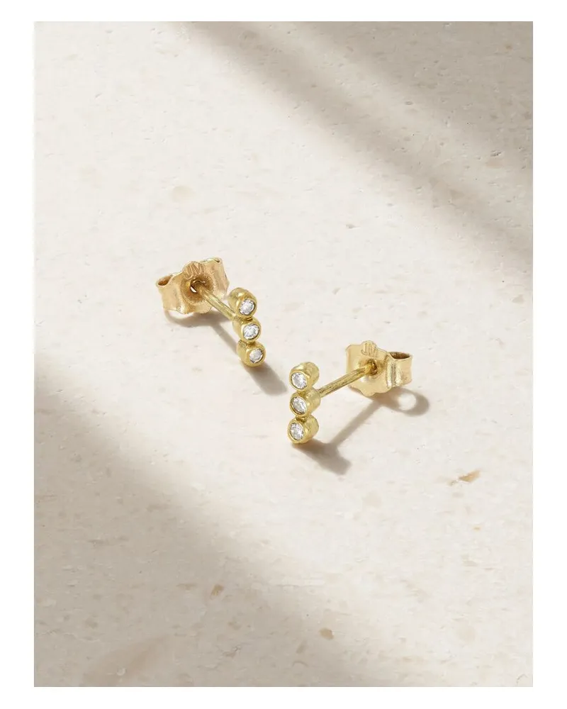 Jennifer Meyer Ohrstecker Aus 18 karat Gold Mit Diamanten Gold