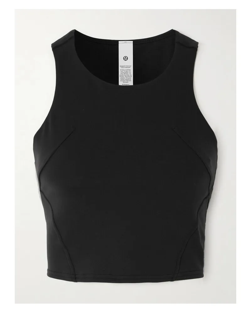 LULULEMON Wunder Train Tanktop Aus Everlux™-material - Schwarz Schwarz