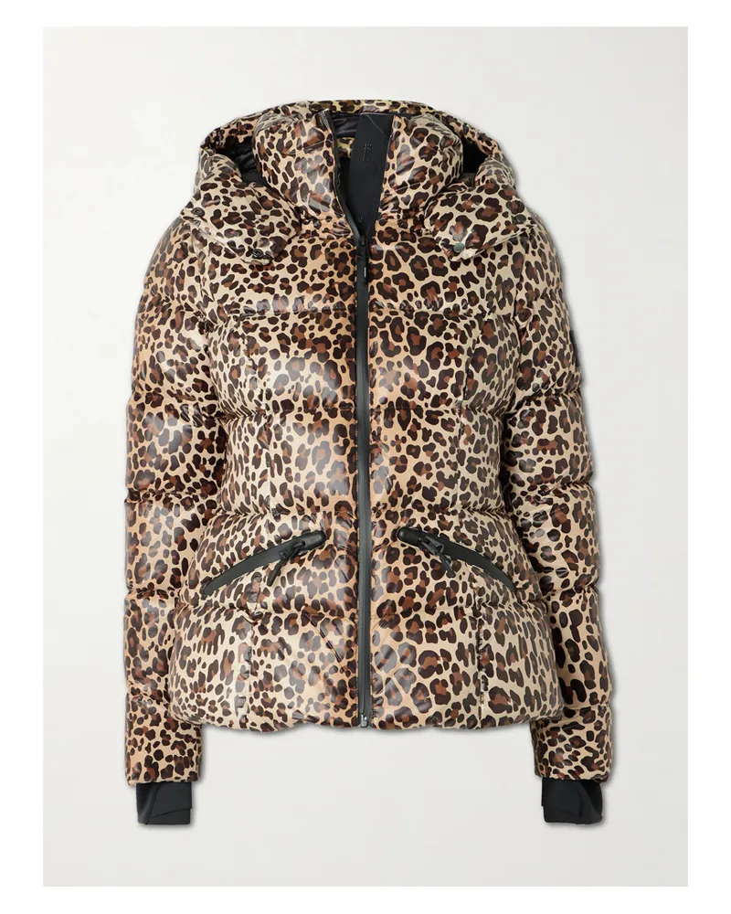 Mackage Cheryl Gesteppte Skijacke Aus Recyceltem Shell Mit Leopardenprint Und Daunenfüllung - Animal-Print Animal-print