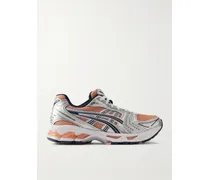 Gel-kayano™ 14 Sneakers Aus Mesh Mit Gummi- Und Metallic-besätzen - Orange