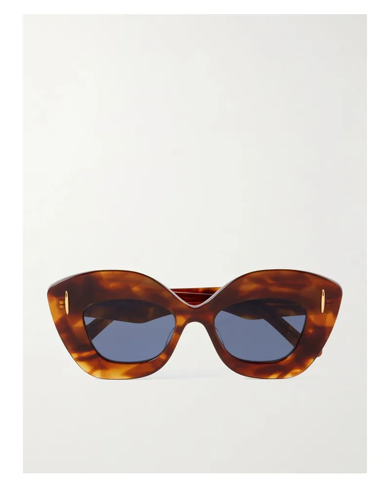 Loewe Oversized-sonnenbrille Mit Cat-eye-rahmen Aus Azetat In Hornoptik Horn