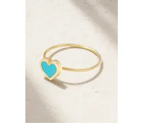 Heart Ring aus 18 Karat  mit Türkis