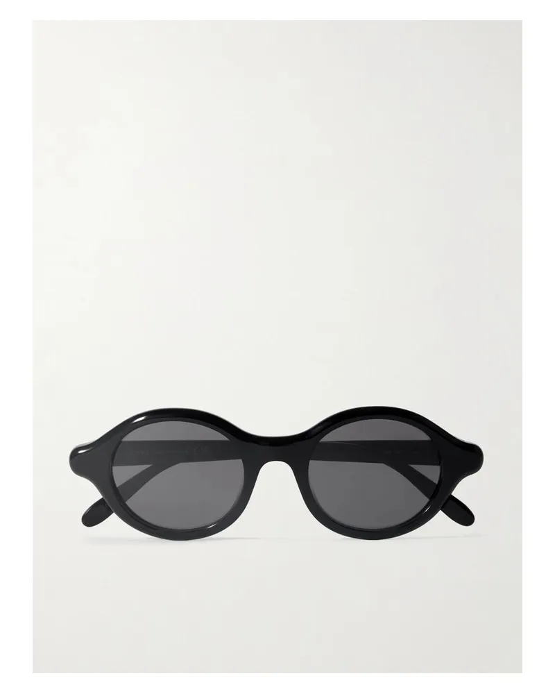 Loewe Sonnenbrille Mit Rundem Rahmen Aus Azetat - Schwarz Schwarz