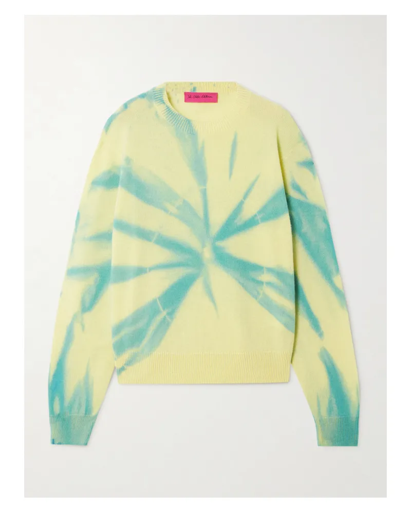 The Elder Statesman Mythic Tranquility Pullover Aus Kaschmir Mit Batikmuster - Mehrfarbig Mehrfarbig