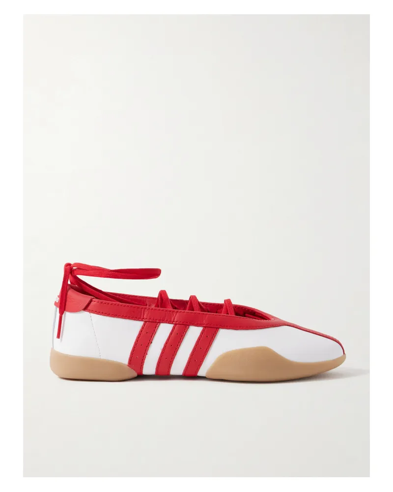 adidas Taekwondo Mei Ballet Sneakers Aus Leder - Rot Rot