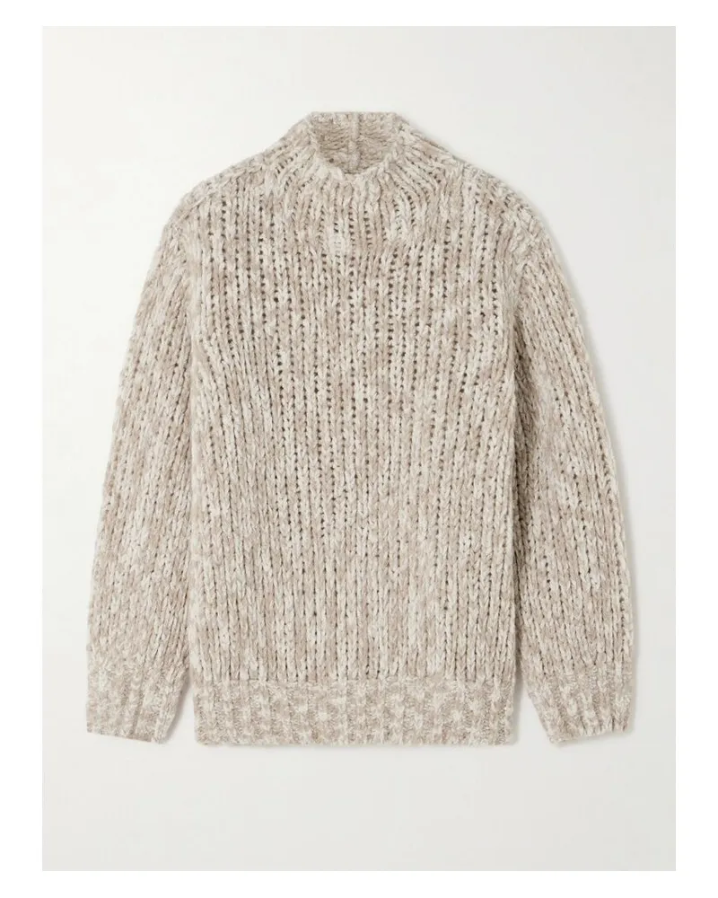 Loro Piana Pullover Aus Einer Kaschmir-seidenmischung - Neutral Neutral