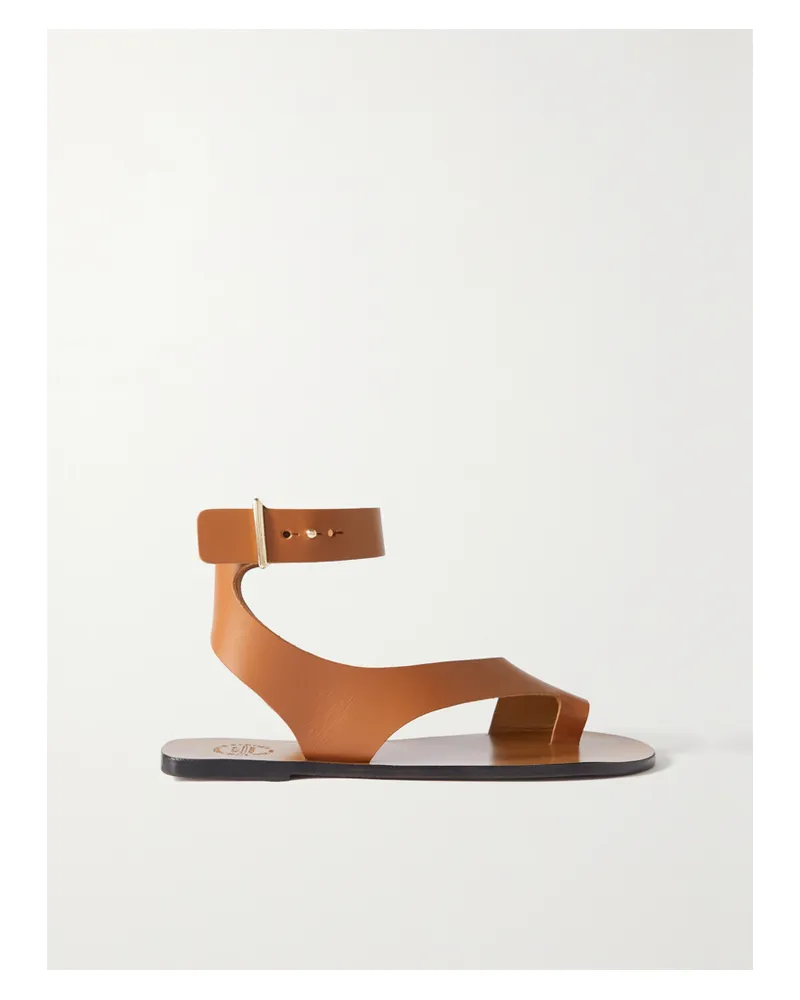 ATP Atelier Net Sustain Aquara Sandalen Aus Leder - Braun Braun