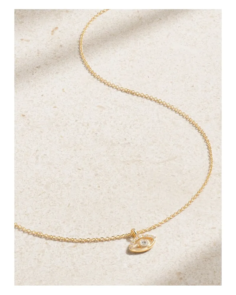 Melissa Joy Manning Kette Aus 14 Karat Recyceltem Gold Mit Diamanten Gold