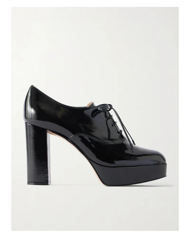 Gianvito Rossi Vicky 70 Leather Pumps - Black Black