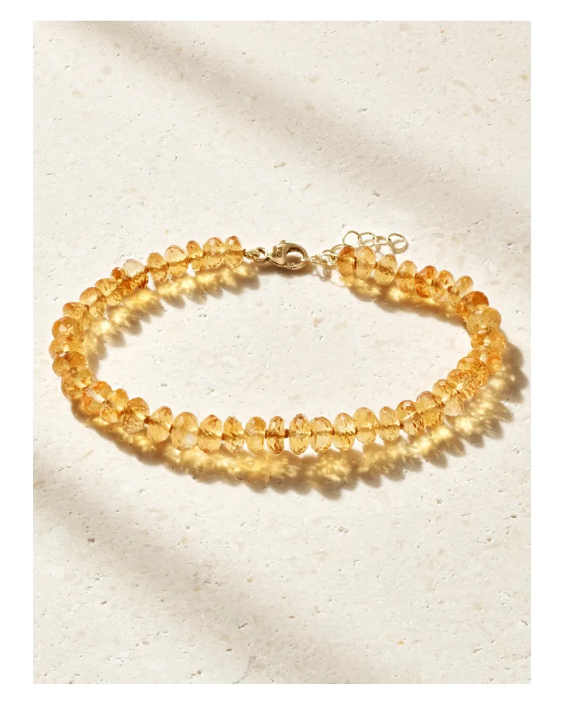 JIA JIA Oracle 14-karat Gold Citrine Bracelet - Orange Orange