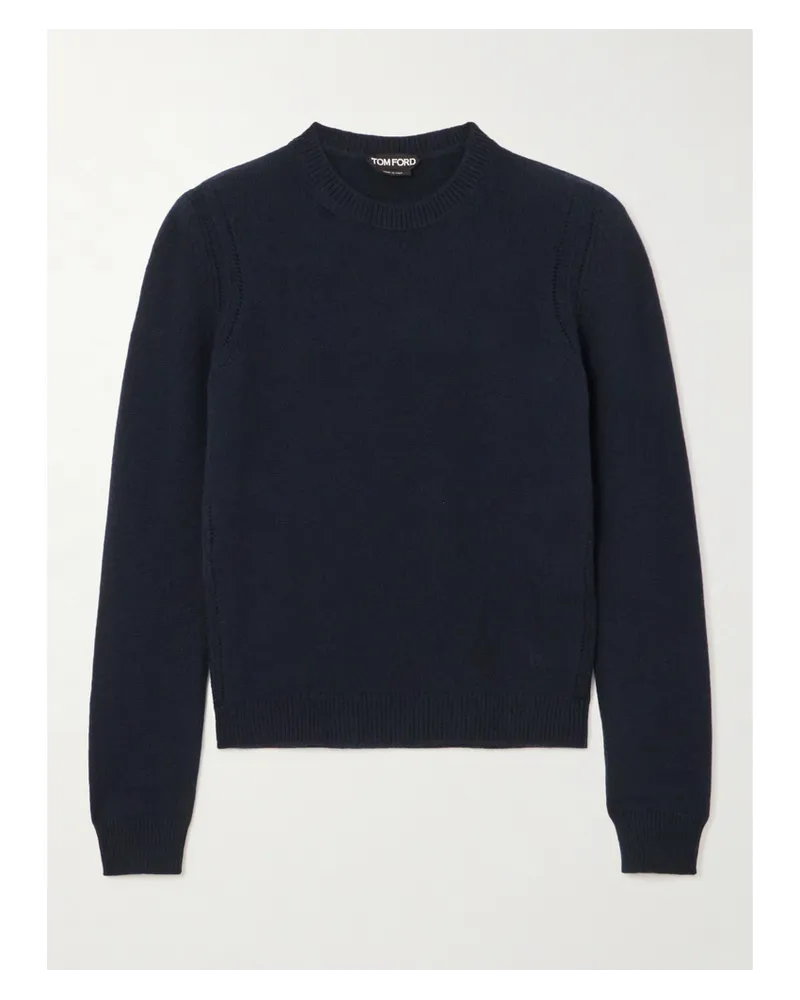 Tom Ford Kaschmirpullover Blau