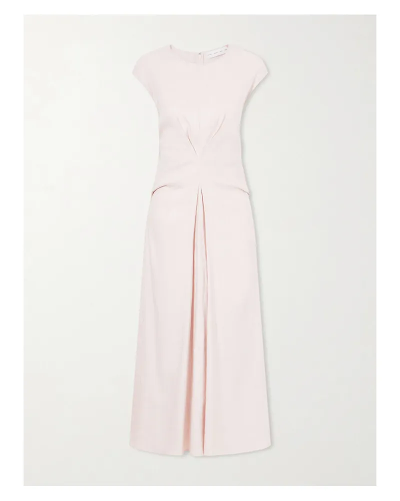 Proenza Schouler Miranda Linen Belnd Dress - Pink Pink