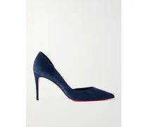 Iriza 85 Suede Pumps - Blue