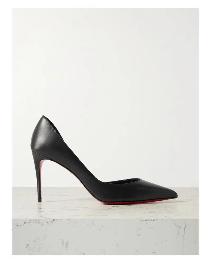 Christian Louboutin Iriza 85 Pumps aus Leder Schwarz