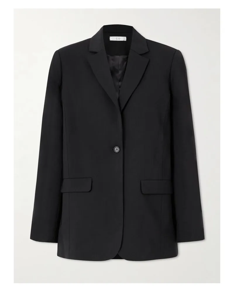 Co Oversized-blazer Aus Einer Wollmischung - Schwarz Schwarz