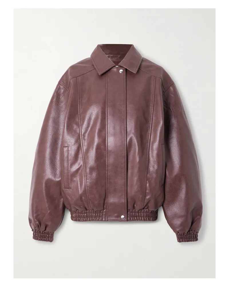 FRANKIE Shop Prescott Oversized-jacke - Burgunder Burgunder