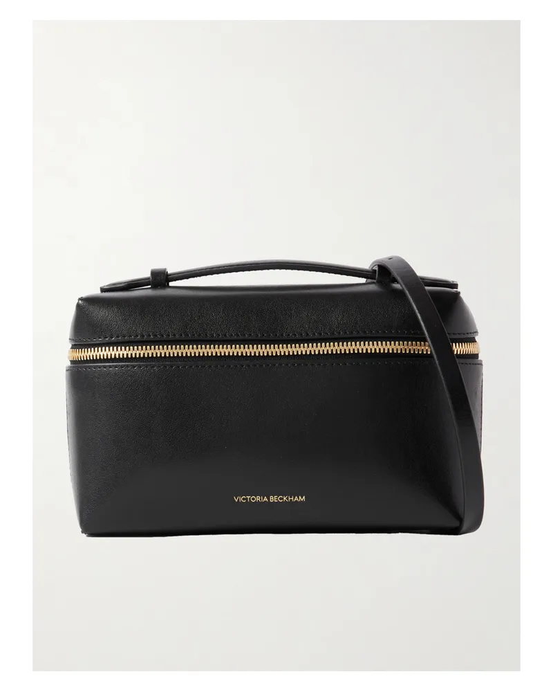 Victoria Beckham Vanity Leather Shoulder Bag - Black Black