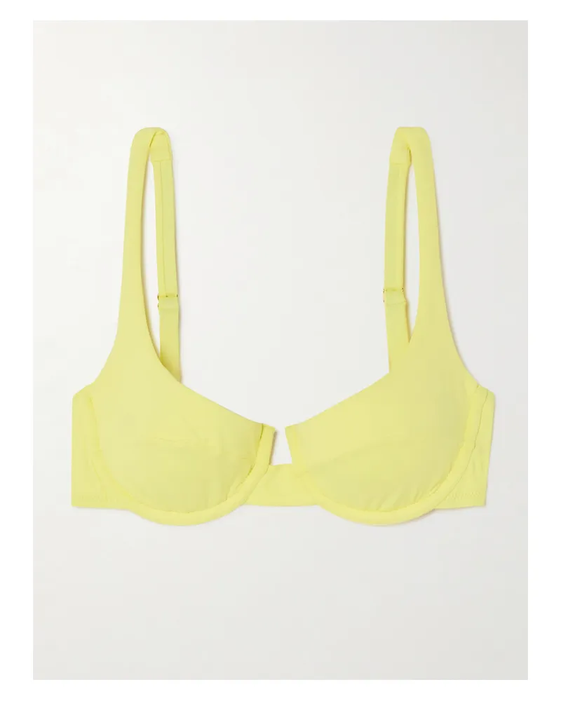 Melissa Odabash Milan Bikini-oberteil Mit Bügeln - Gelb Gelb