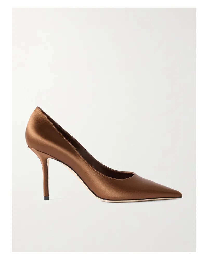 Jimmy Choo Love 85 Pumps Aus Satin - Metallic Metallic