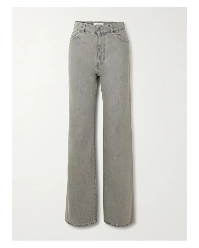 Max Mara Colibri Mid-rise Flared Jeans - Gray Gray