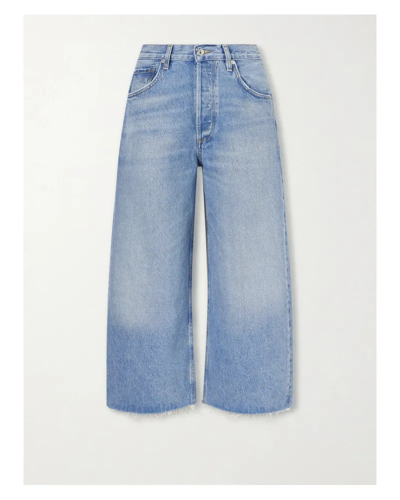 Citizens of humanity Ayla Mid-rise Wide-leg Jeans - Blue Blue