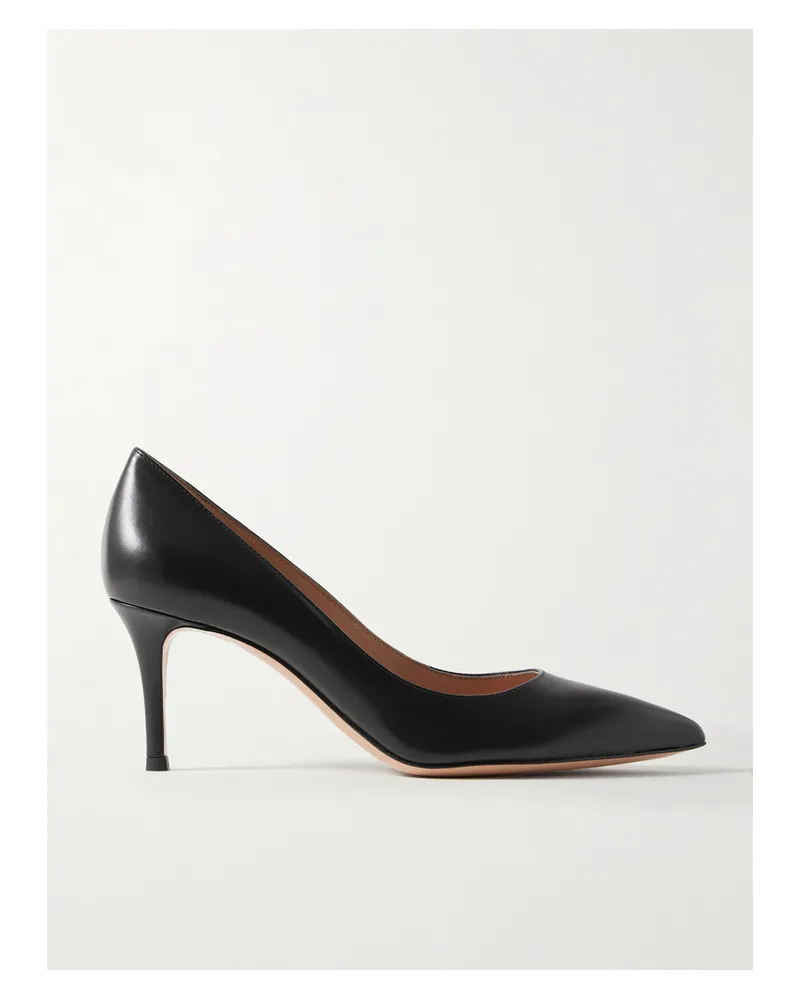 Gianvito Rossi Gianvito 70 Leather Pumps - Black Black