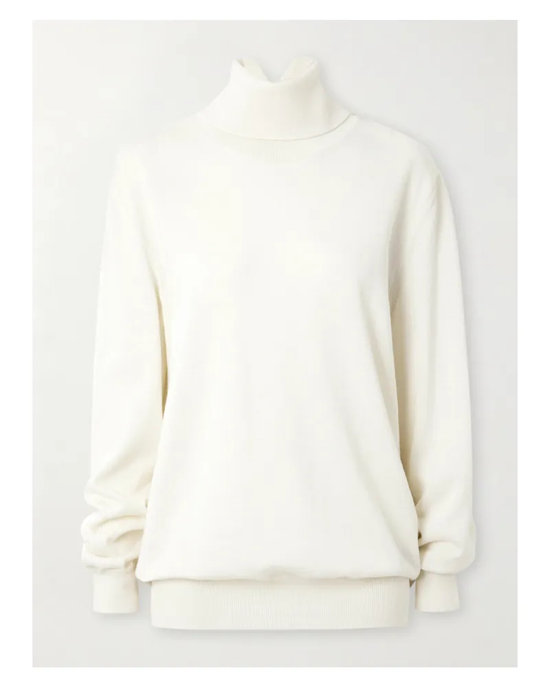 Jil Sander Rollkragenpullover Aus Wolle - Neutral Neutral