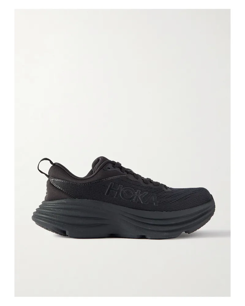 HOKA ONE ONE Bondi 8 Sneakers Aus Mesh Mit GummibesäTzen Schwarz