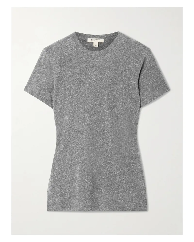 Nili Lotan Lana T-shirt Aus Jersey - Grau Grau