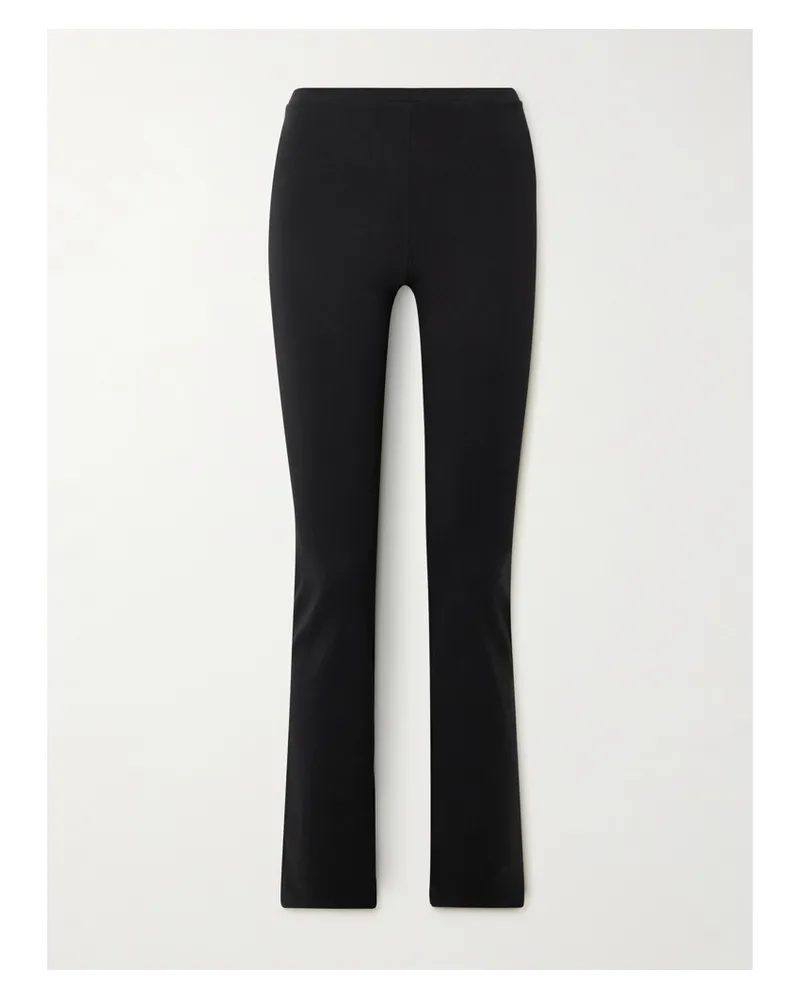 Skin Leggings Aus Bio-pima-baumwolle Mit Stretch-anteil - Schwarz Schwarz
