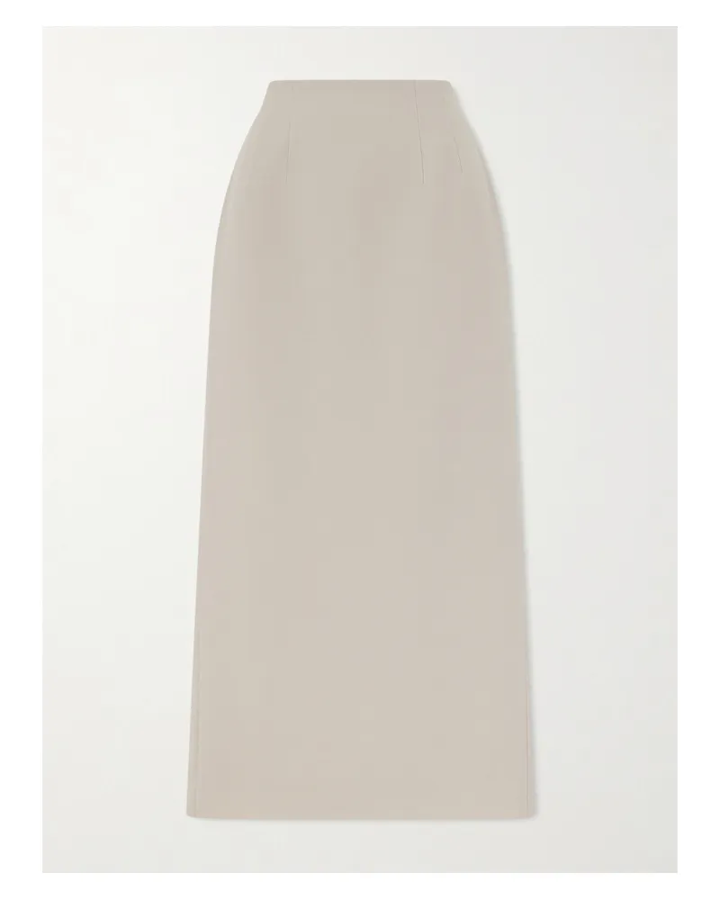 WARDROBE.NYC Wool Maxi Skirt - Neutrals Neutrals