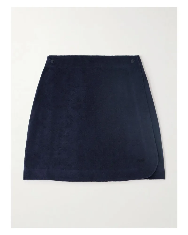 Eres Spa Mini-wickelrock Aus Baumwollfrottee - Blau Blau