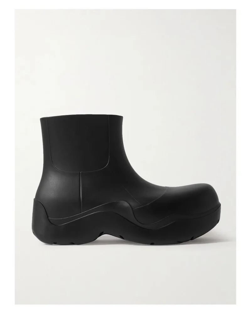 Bottega Veneta Gummistiefel - Schwarz Schwarz