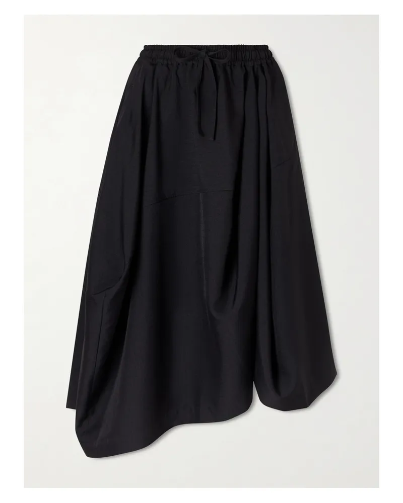 adidas Y-3 Rock Aus Recyceltem Shell Mit Raffungen - Schwarz Schwarz