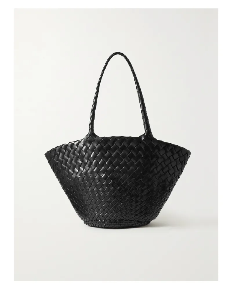 Dragon Diffusion Egola Woven Leather Tote - Black Black