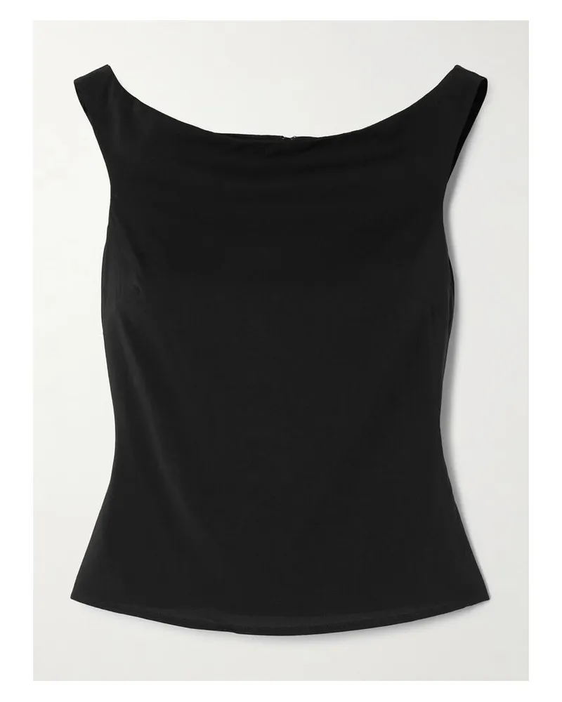 St. Agni Oberteil Aus Stretch-jersey - Schwarz Schwarz