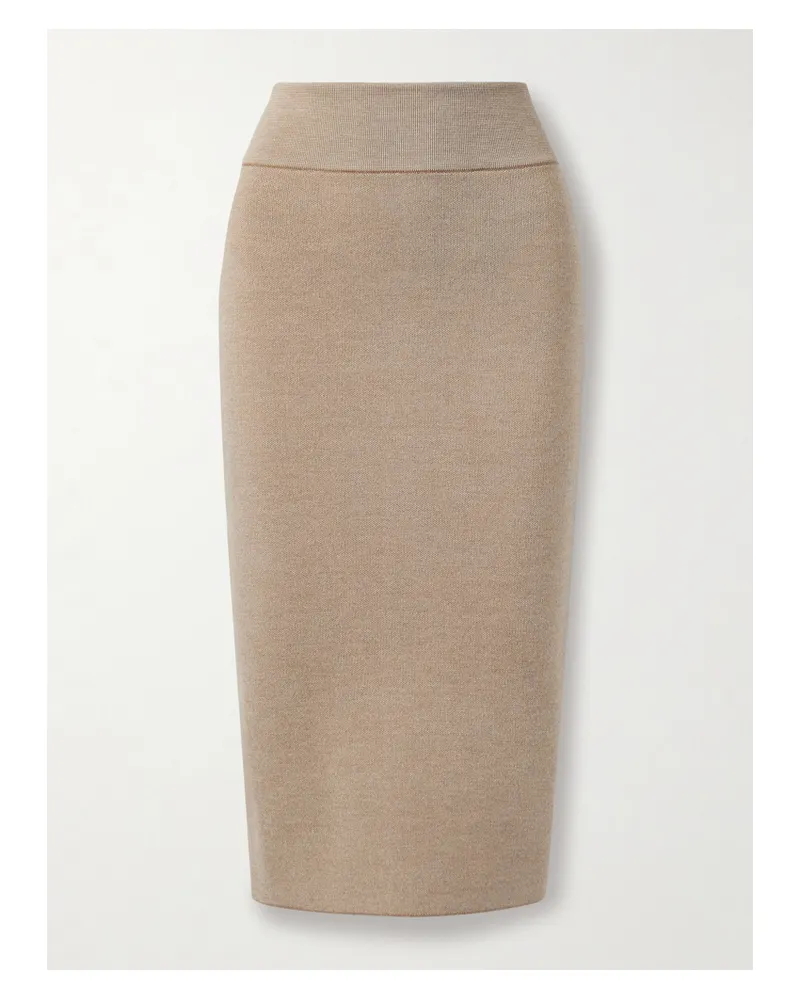 Jacquemus Midirock Aus Einer Merinowollmischung - Neutral Neutral