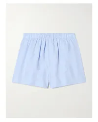 CDLP Pyjama-shorts aus Tencel™ Lyocell Blau