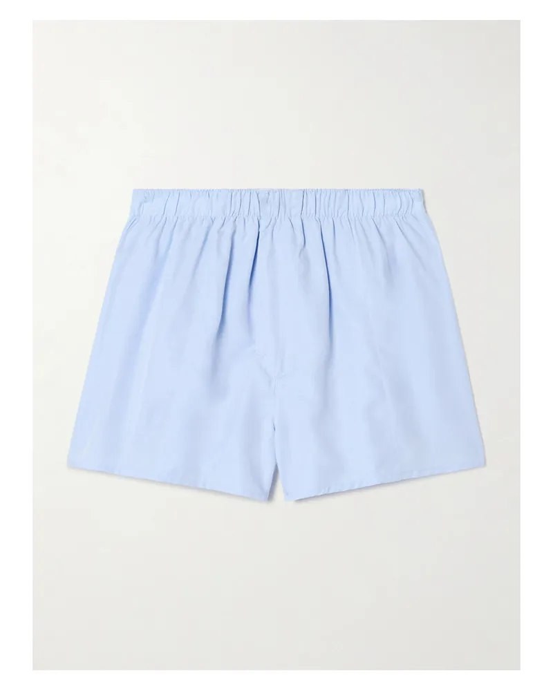 CDLP Pyjama-shorts aus Tencel™ Lyocell Blau