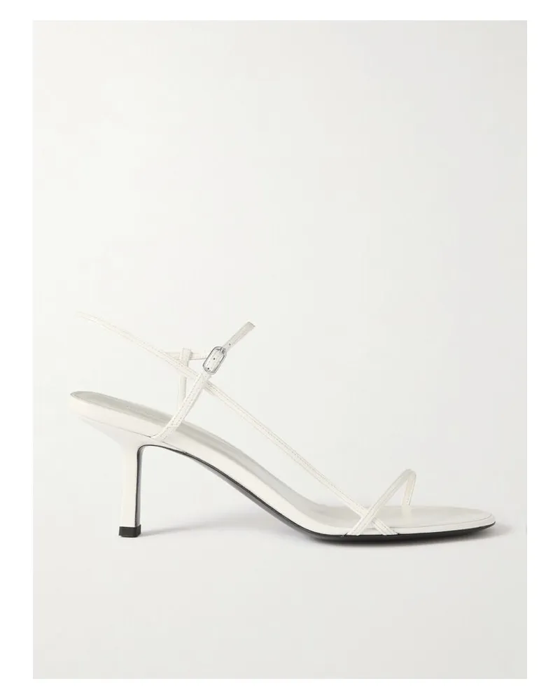 The Row Bare Sandalen Aus Leder - Weiß Weiß