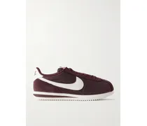 Cortez Sneakers Aus Canvas Mit Leder- Und Velourslederbesätzen - Burgunder