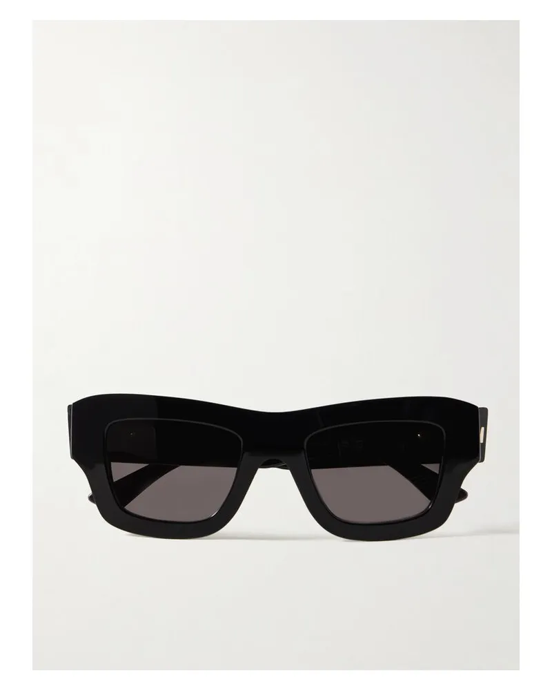 Bottega Veneta Sonnenbrille Mit Eckigem Rahmen Aus Azetat - Schwarz Schwarz