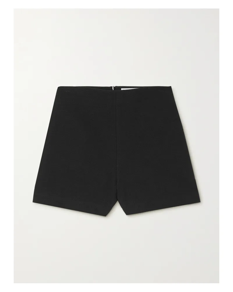 Lisa Marie Fernandez Net Sustain Shorts Aus Bouclé Aus Einer Baumwollmischung - Schwarz Schwarz