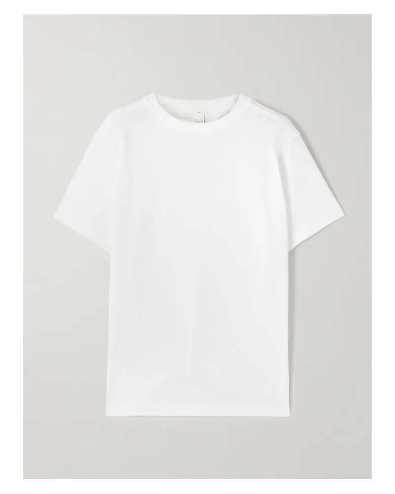 LULULEMON All Yours T-shirt Aus Pima-baumwoll-jersey - Weiß Weiß