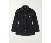 Contour Jacke Aus Denim - Schwarz