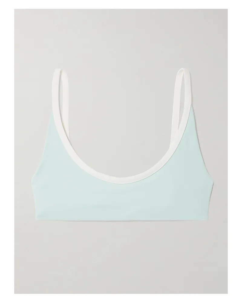 Marysia Calacutta Zweifarbiges Bikini-oberteil - Blau Blau