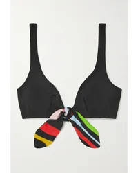 Emilio Pucci Triangel-bikini-oberteil Schwarz